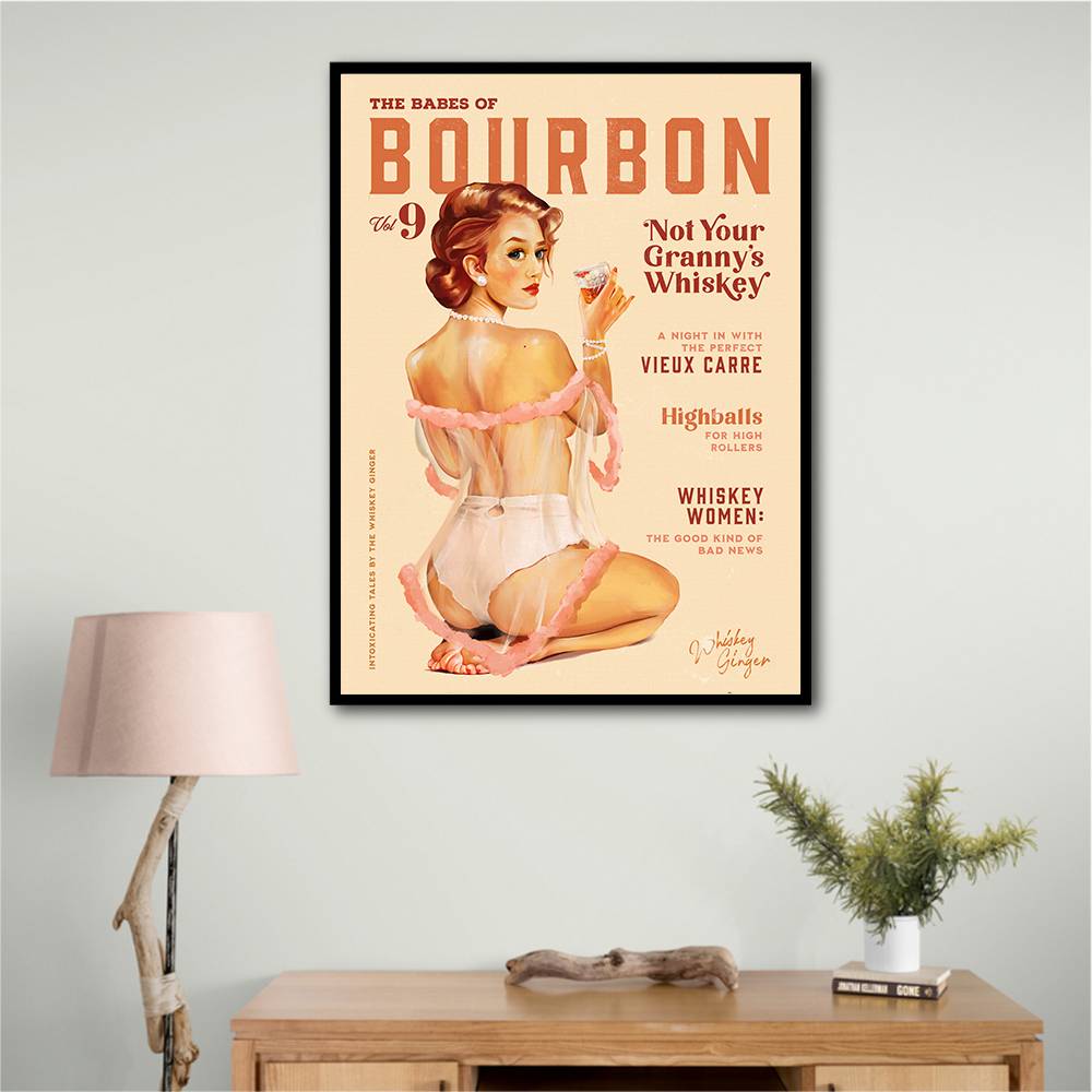 Babes of Bourbon Vol 9 Vintage Whiskey Pinup