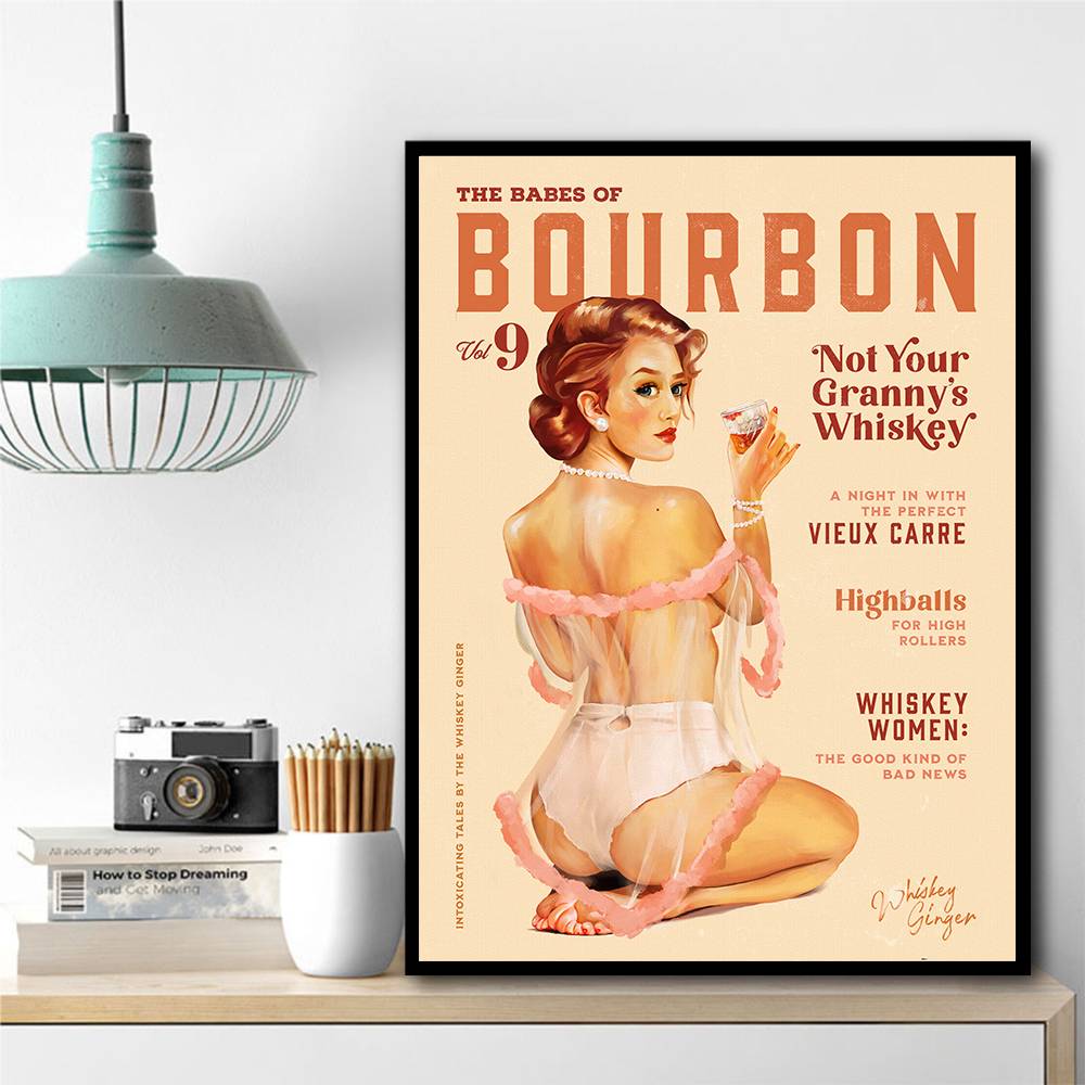 Babes of Bourbon Vol 9 Vintage Whiskey Pinup