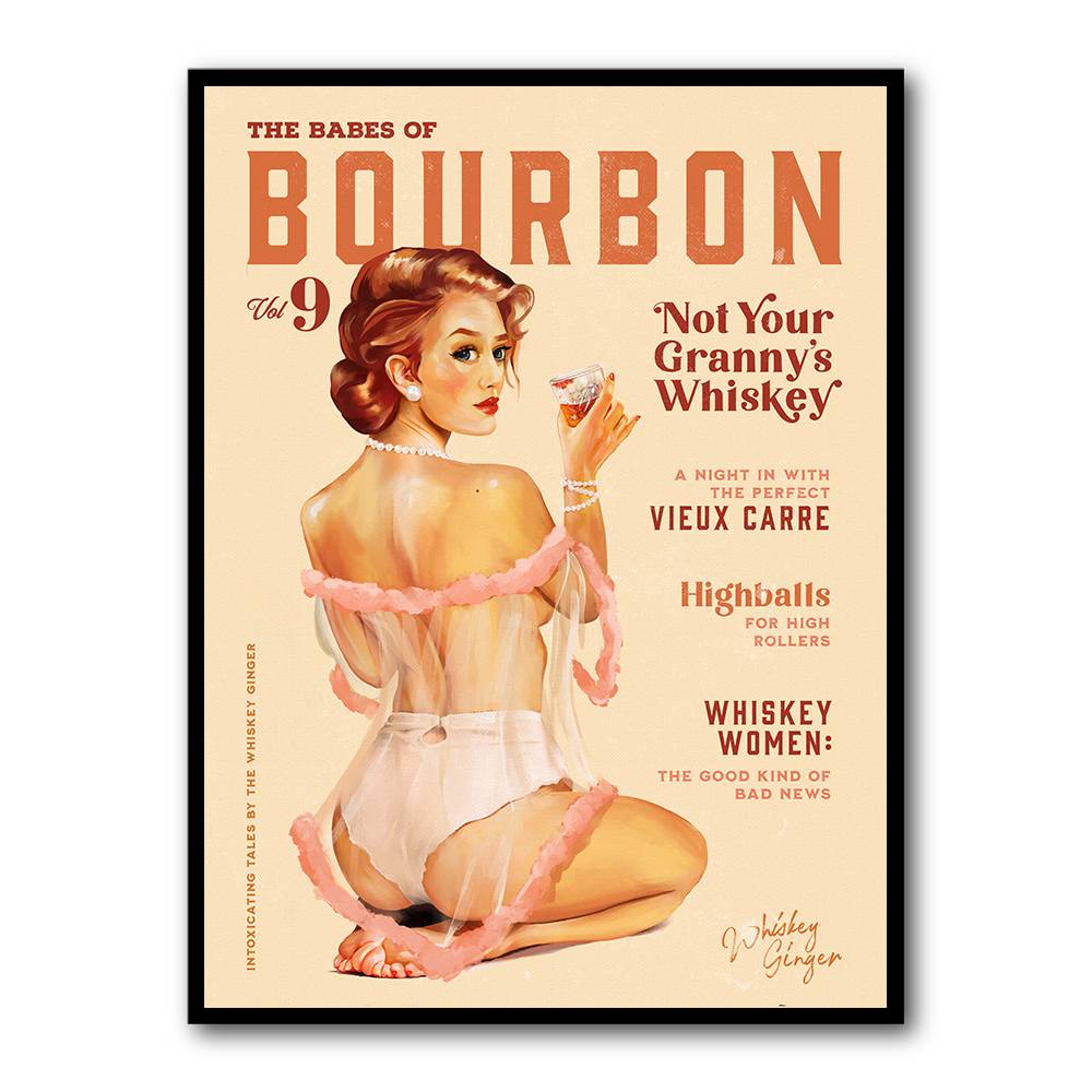 Babes of Bourbon Vol 9 Vintage Whiskey Pinup