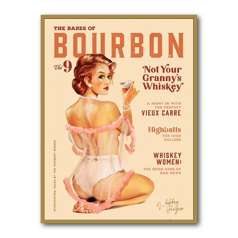 Babes of Bourbon Vol 9 Vintage Whiskey Pinup