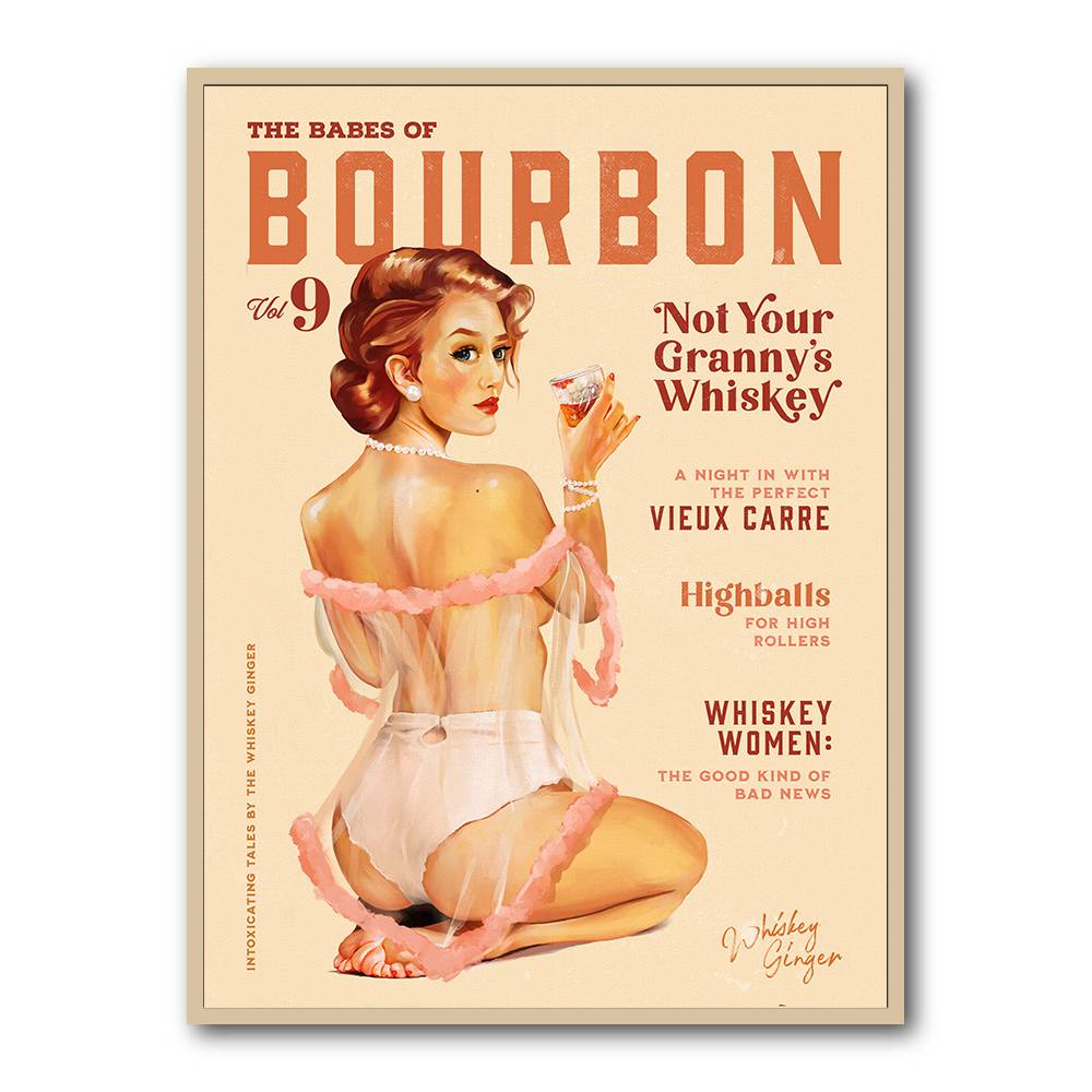 Babes of Bourbon Vol 9 Vintage Whiskey Pinup