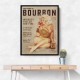 Babes Of Bourbon Vol 3 Sexy Vintage Pin Up Girl Drinking Whiskey Wall Art