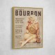 Babes Of Bourbon Vol 3 Sexy Vintage Pin Up Girl Drinking Whiskey Wall Art