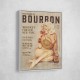 Babes Of Bourbon Vol 3 Sexy Vintage Pin Up Girl Drinking Whiskey Wall Art