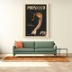 Cute Art Deco Prosecco Poster Of An Ostrich Wall Art