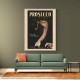 Cute Art Deco Prosecco Poster Of An Ostrich Wall Art