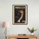 Cute Art Deco Prosecco Poster Of An Ostrich Wall Art