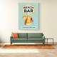 Beach Bar Summer Tropical Cocktail Bar Art Wall Art