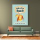 Beach Bar Summer Tropical Cocktail Bar Art Wall Art