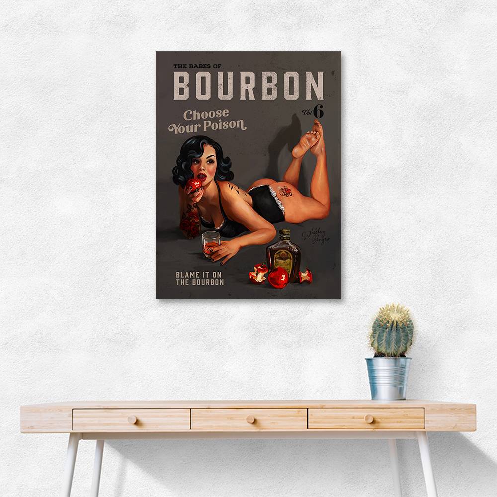 Babes Of Bourbon Vol 6 Choose Your Poison Sexy Pinup Wall Art