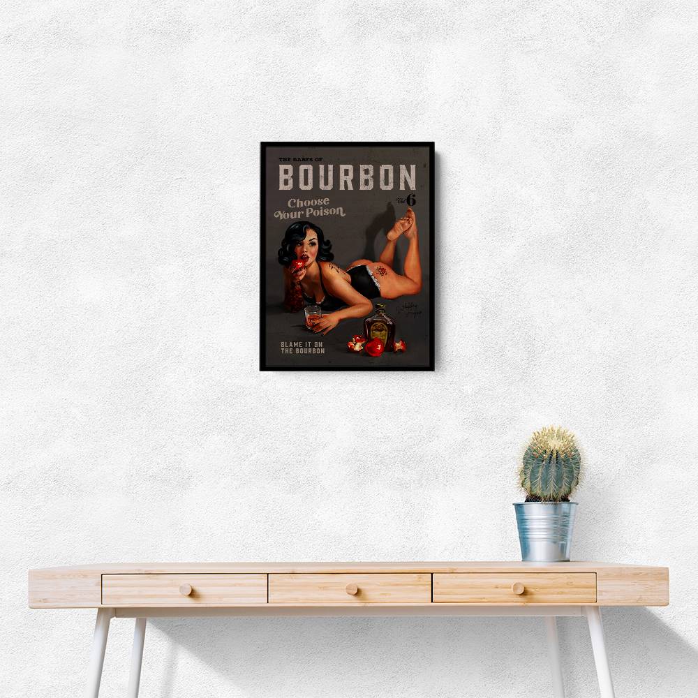 Babes Of Bourbon Vol 6 Choose Your Poison Sexy Pinup Wall Art