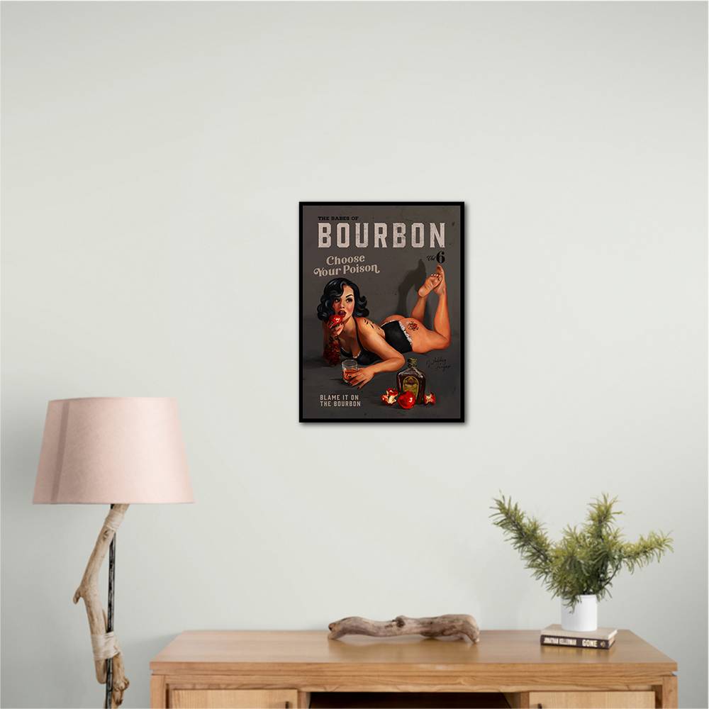 Babes Of Bourbon Vol 6 Choose Your Poison Sexy Pinup Wall Art