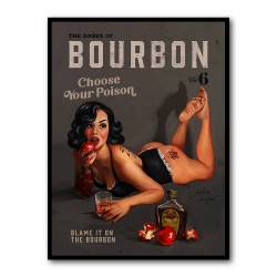 Babes Of Bourbon Vol 6 Choose Your Poison Sexy Pinup Wall Art