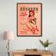 Babes Of Bourbon Vol 22 Vintage Pinup Girl Drinking A Cocktail Wall Art