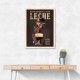 Bourbon De Leche Guinness Style Cat Art Wall Art