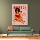 Babes Of Bourbon Vol 8 Vintage Pinup Girl With Afro Wall Art