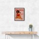 Babes Of Bourbon Vol 8 Vintage Pinup Girl With Afro Wall Art