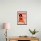 Babes Of Bourbon Vol 8 Vintage Pinup Girl With Afro Wall Art