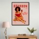 Babes Of Bourbon Vol 8 Vintage Pinup Girl With Afro Wall Art