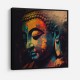 Buddha Head Abstract Color 4 Wall Art