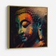 Buddha Head Abstract Color 4 Wall Art