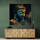 Buddha Head Abstract Color 7 Wall Art