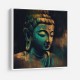 Buddha Head Abstract Color 7 Wall Art