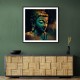 Buddha Head Abstract Color 7 Wall Art