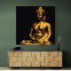 Golden Buddha Statue Wall Art