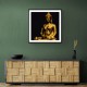 Golden Buddha Statue Wall Art