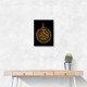 Kanan Ayatul Kursi Black & Gold Calligraphy