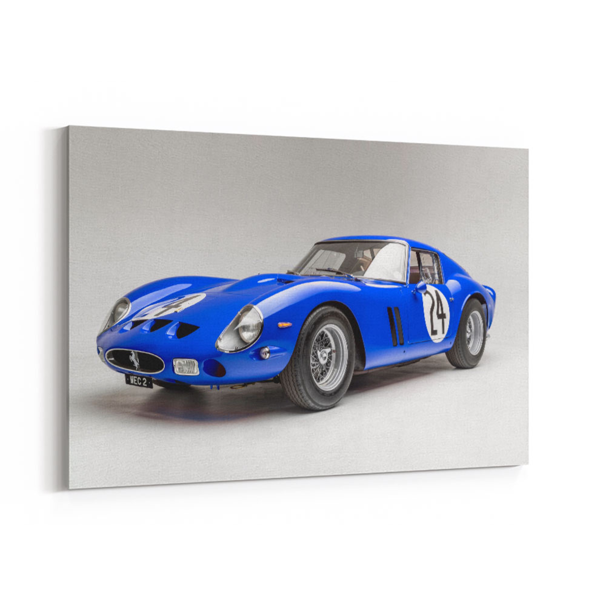 Ferrari 250 GTO in Blue Wall Art