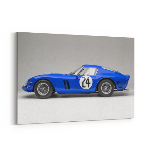 Ferrari SF90 Spider Blue 2 Wall Art