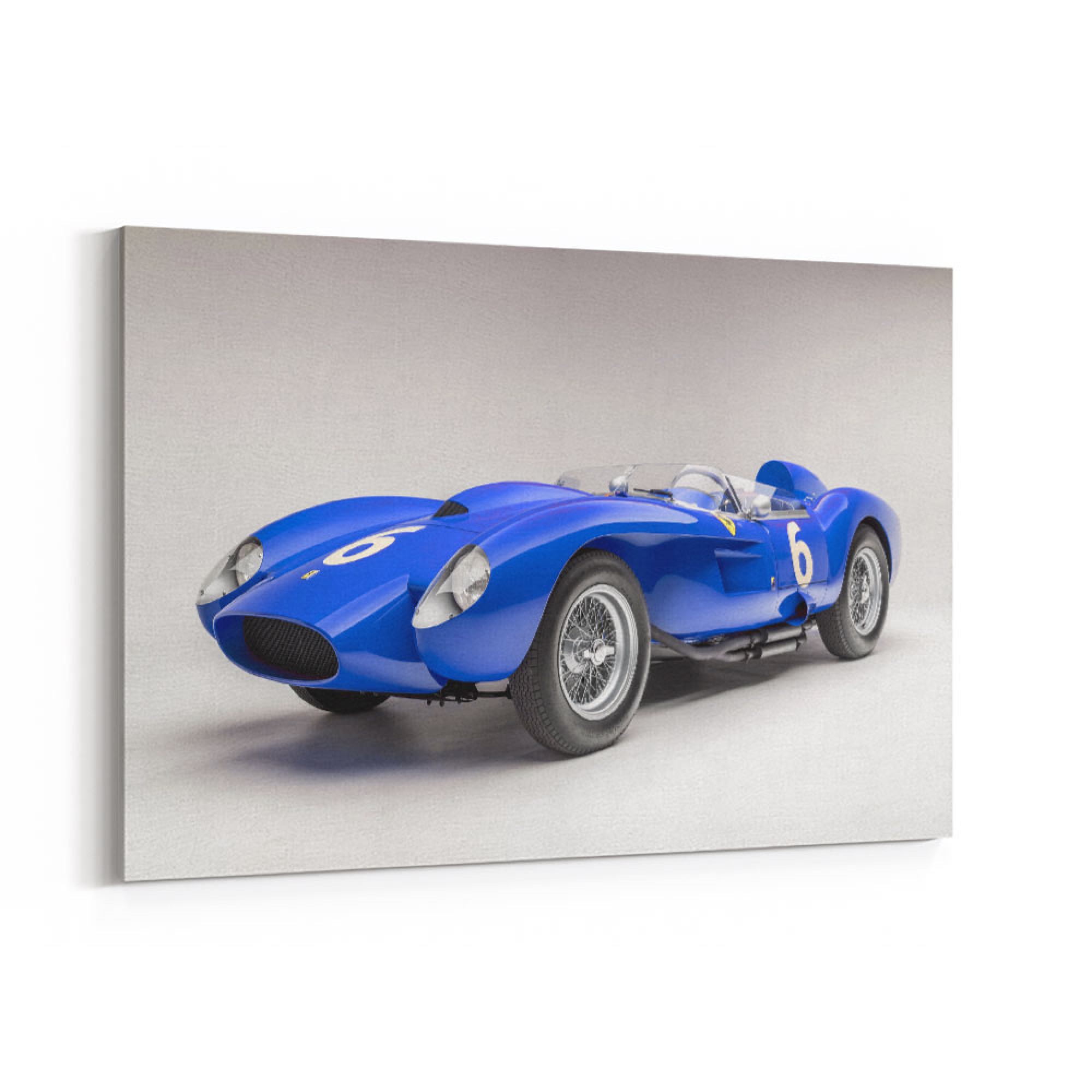 Ferrari 250 Testa Rossa in Blue Wall Art