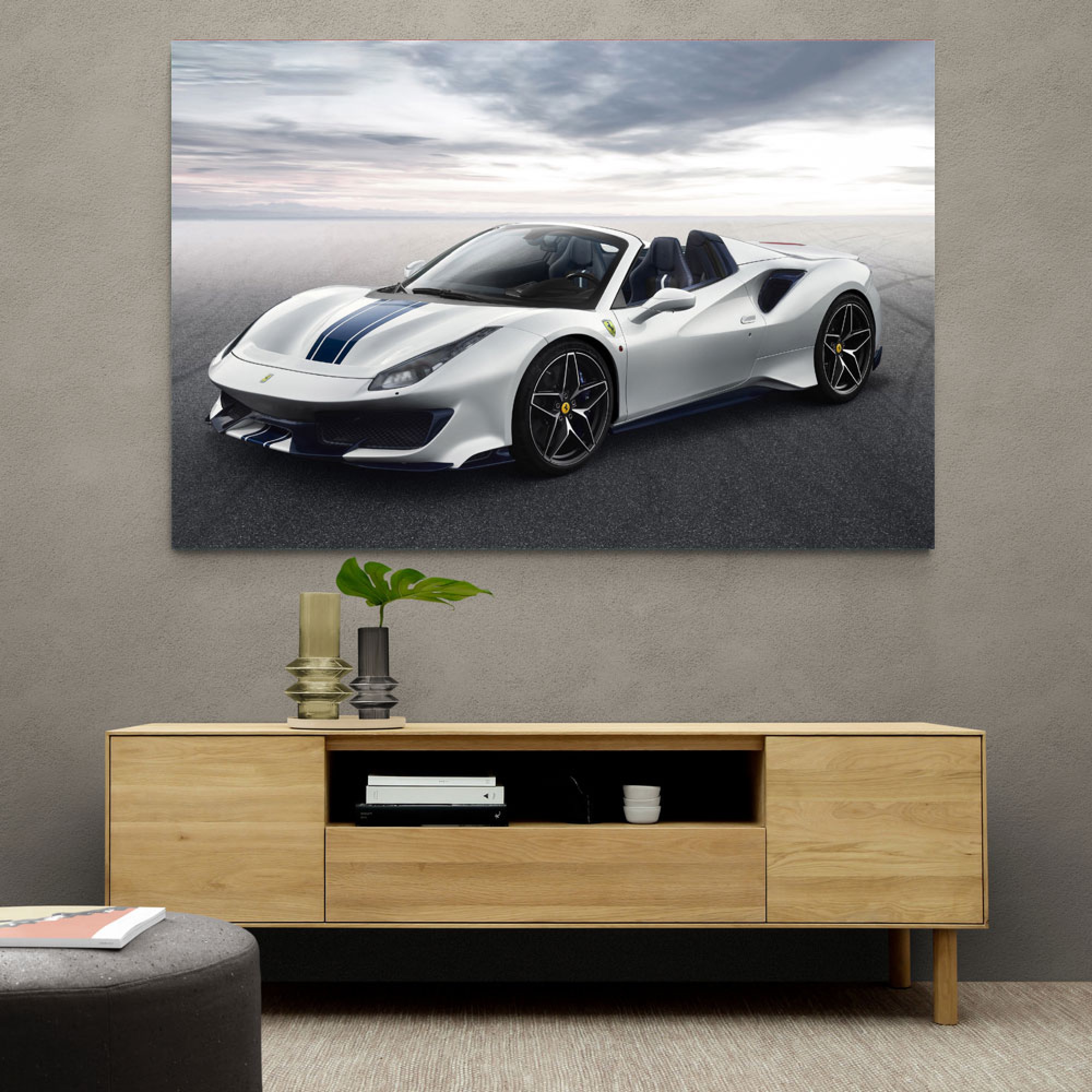 Ferrari 488 Pista Spider Wall Art