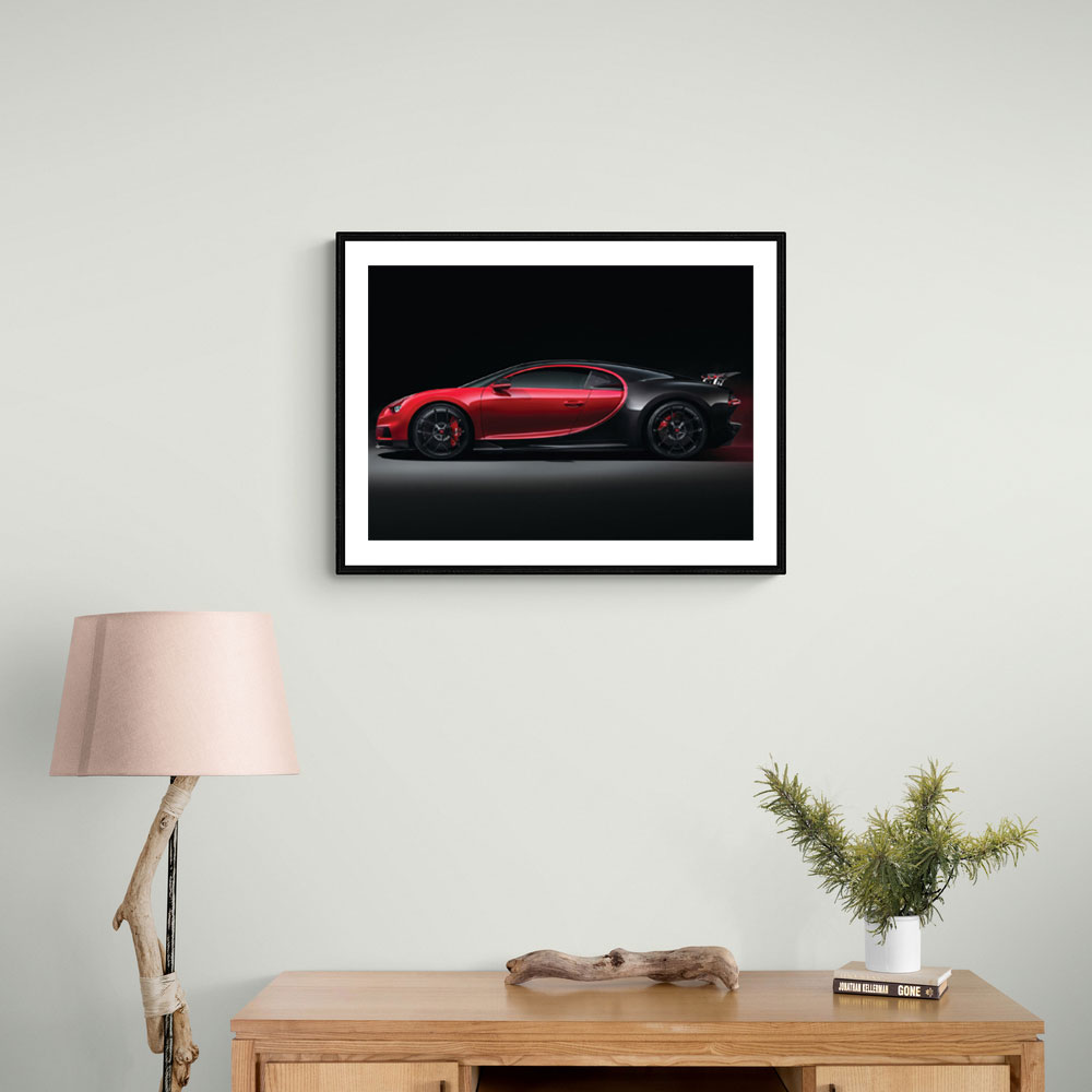 Bugatti Chiron Red 1 Wall Art