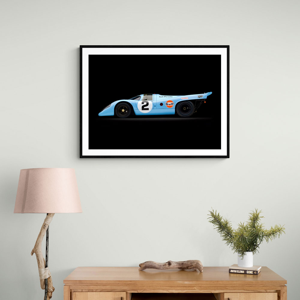 Porsche 917 Gulf Wall Art