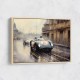 Vintage Le Mans Water Colour Wall Art