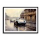 Vintage Le Mans Water Colour Wall Art