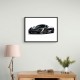 McLaren 720s Black Illustration Style Wall Art