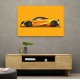 McLaren 720s Yellow Illustration