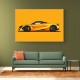 McLaren 720s Yellow Illustration