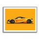 McLaren 720s Yellow Illustration