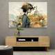 Scenic Watercolour Women Fusion Collage Wall Art