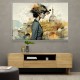 Scenic Watercolour Women Fusion Collage Wall Art