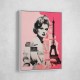 Lady Paris Retro Pink Collage