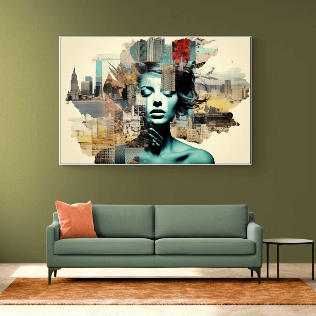 Elevate Your Home Decor with Collage Fusion Art