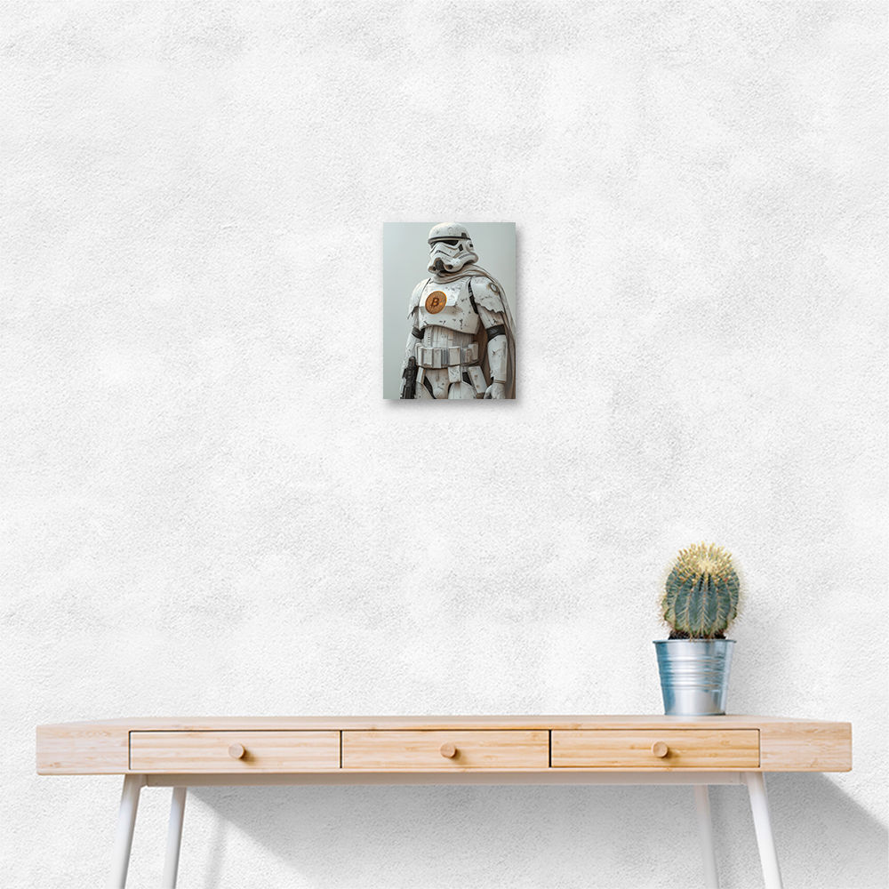 Bitcoin Storm Trooper Wall Art