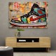 Air Jordan 9 Graffiti Wall Art