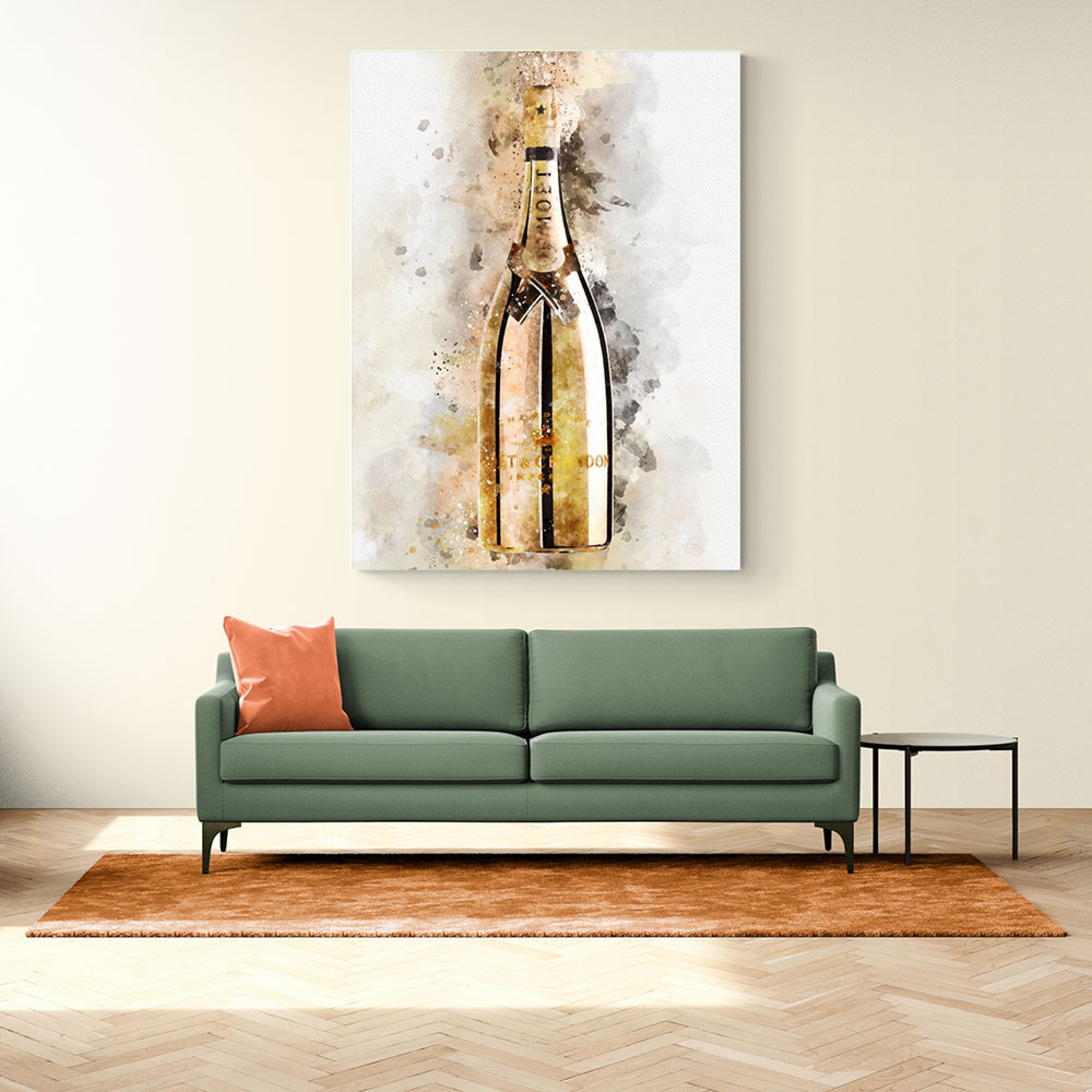 Moet & Chandon Golden Edition Champagne Wall Art